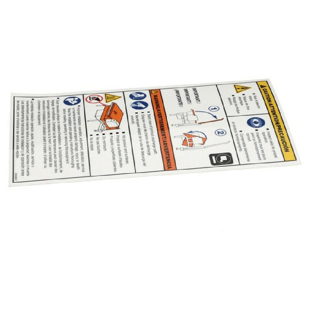 Cleveland SK95063 Label Sheet T1 Skillet