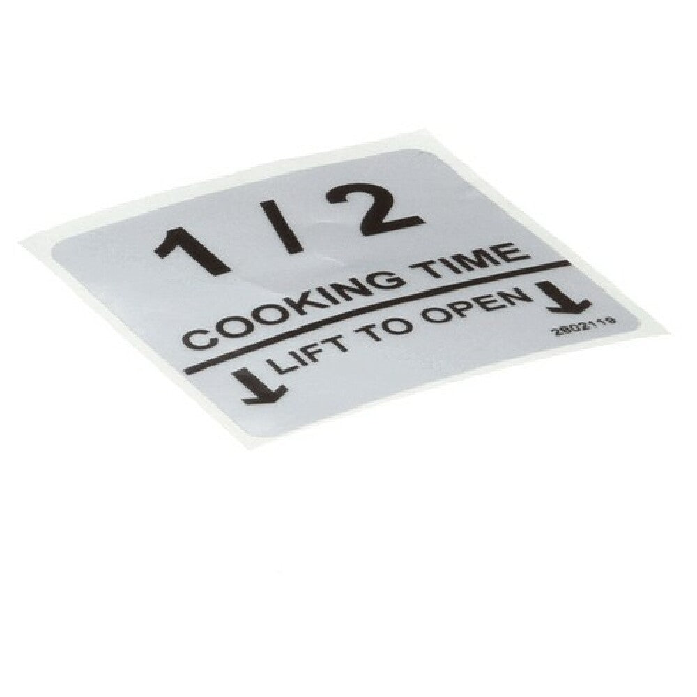 Lincoln 370032 Label 1/2 Cooktime