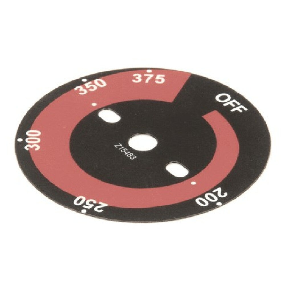 Star Mfg 2M-Z15483 Label Knob Elec. Fryer