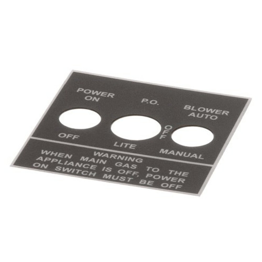 Jade Range 3000012008 Label Control Switch J Br (w/