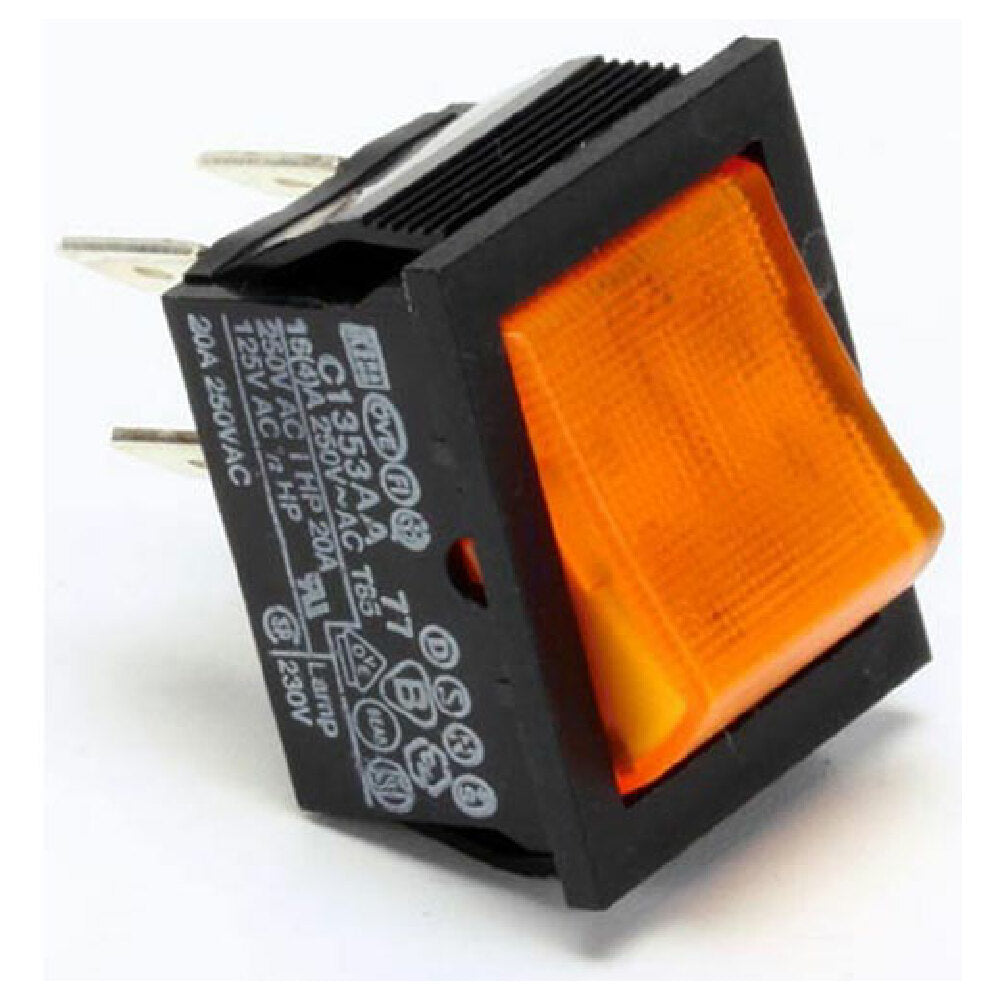 APW 48940600 16a Rocker Switch Dpst Lighter