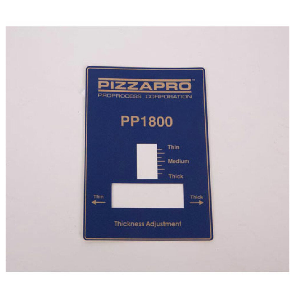 Doughpro DPROPROPP180010 Pp180 Thickness Adj Overlay