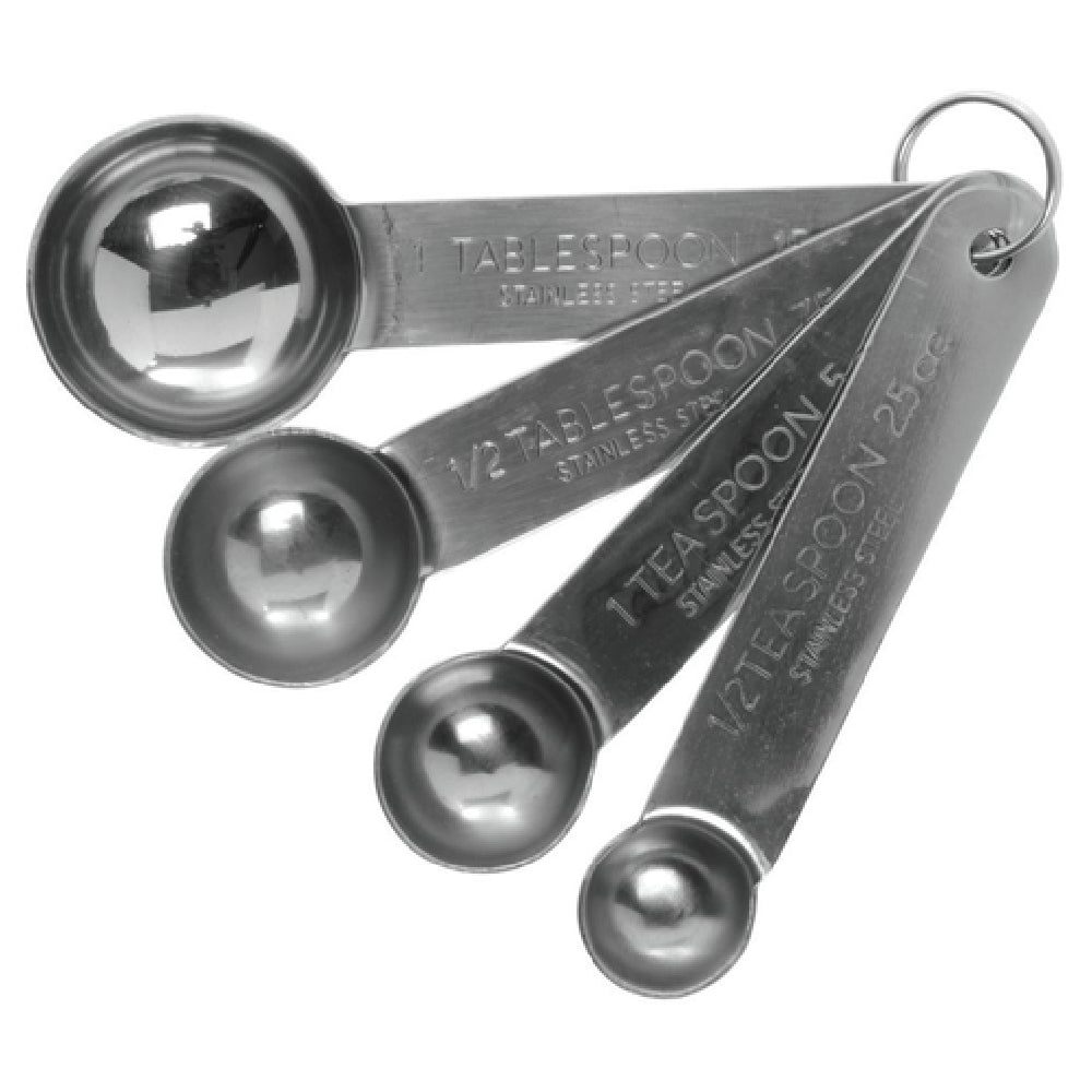 Hubert 62421 - Measuring Spoon Set, 4-piece, Includes (1) Each: Tablespoon