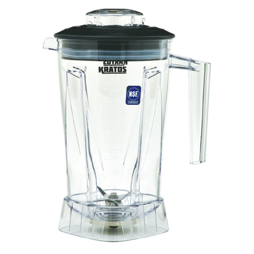 Hubert 214474 - Kratos 29B-009 Replacement Blender Jar For Kratos Blenders, 64 Oz. Capacity