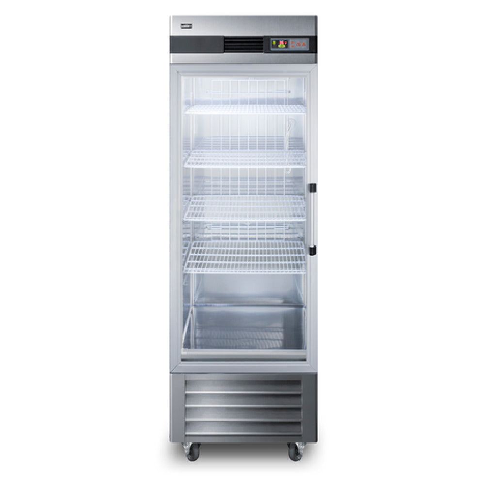 Summit SCR23SSGLH Refrigerator Reach-in One-section