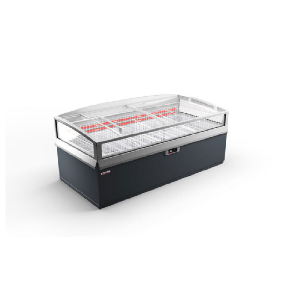 AHT Cooling Systems USA 433982 MONTREAL XL PUSH EC 210 BLACK AHT Montreal Multi-Temp End Cap Merchandiser