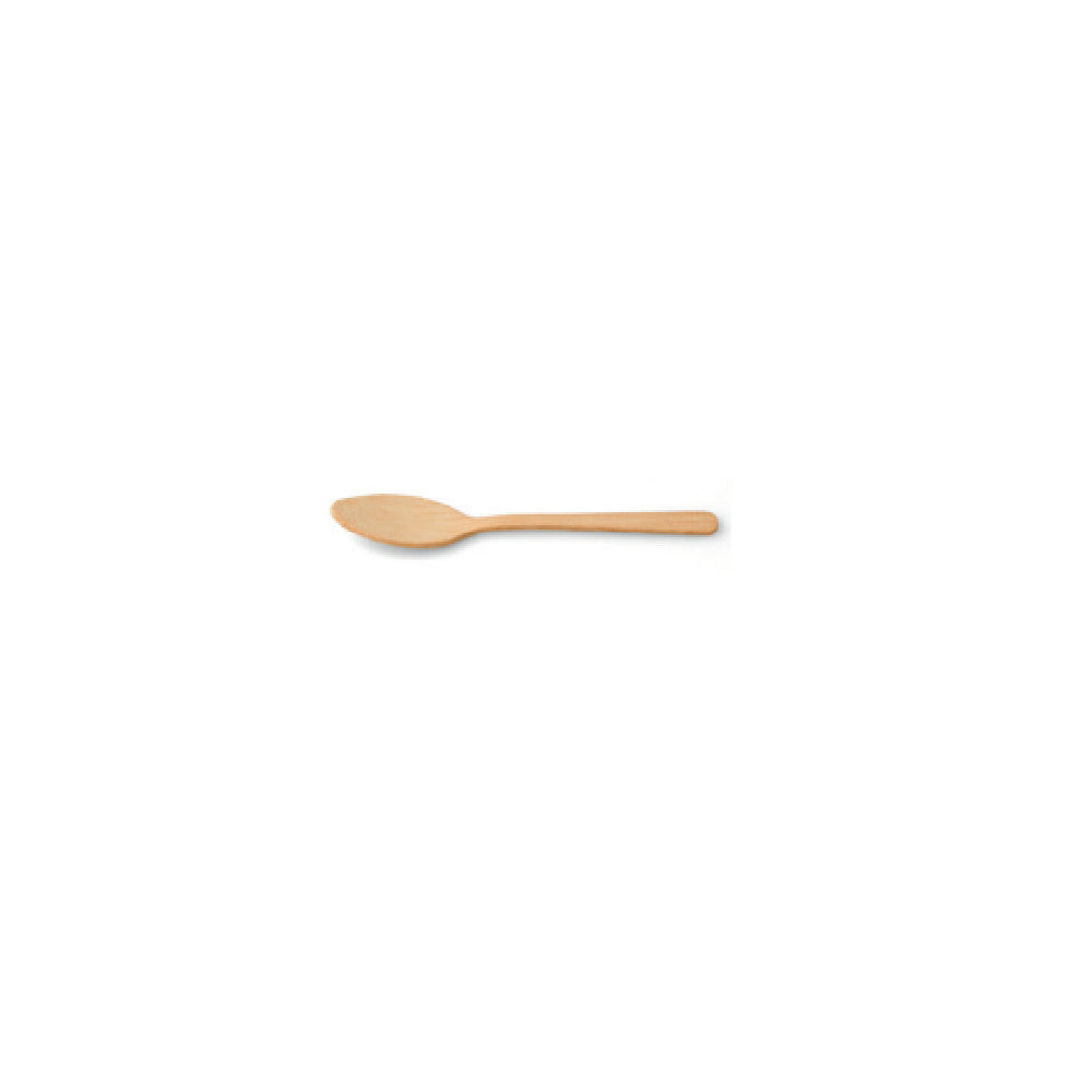 JB Prince RB519 Bamboo Dessert Spoon Disposable 70% Bagasse And 30% Wood Pulp