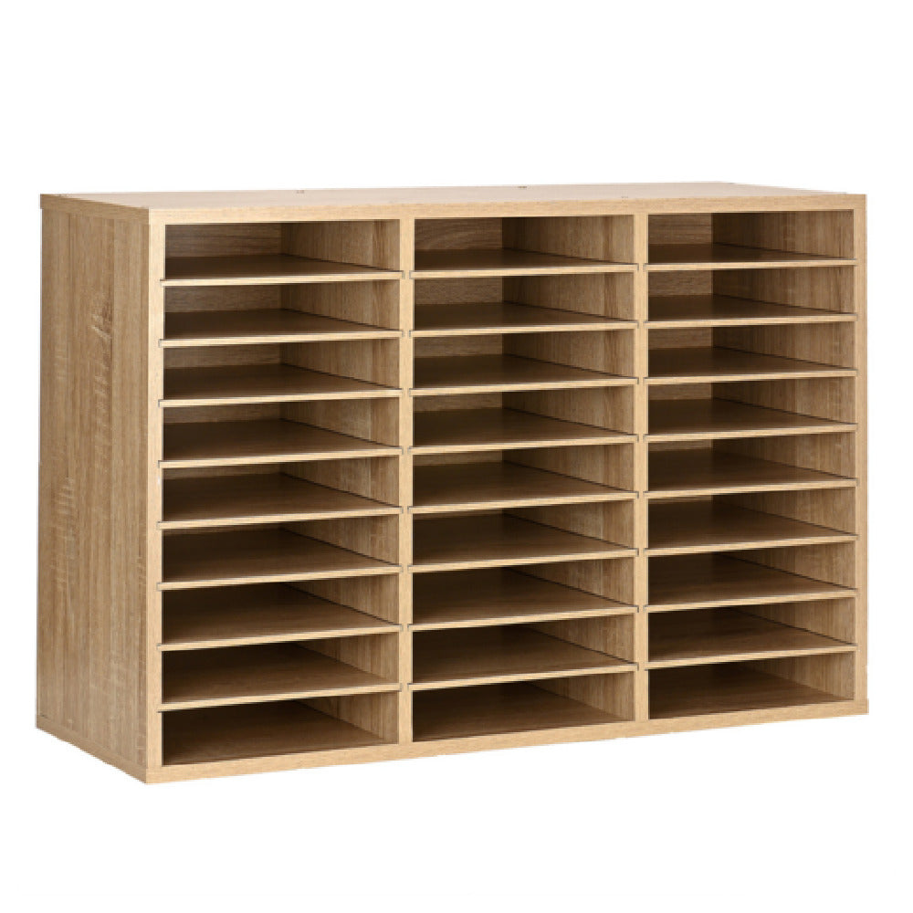 Alpine Industries ADIOF201-01-MEO Literature File Organizer 27 Compartment Cardboard
