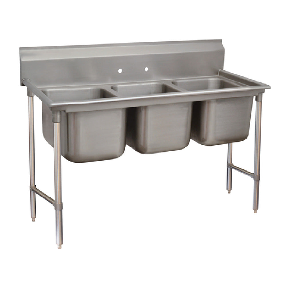 Advance Tabco 93-23-60 Regaline Sink 3-compartment 20" Front-to-back X 20" Wide Sink Compartments