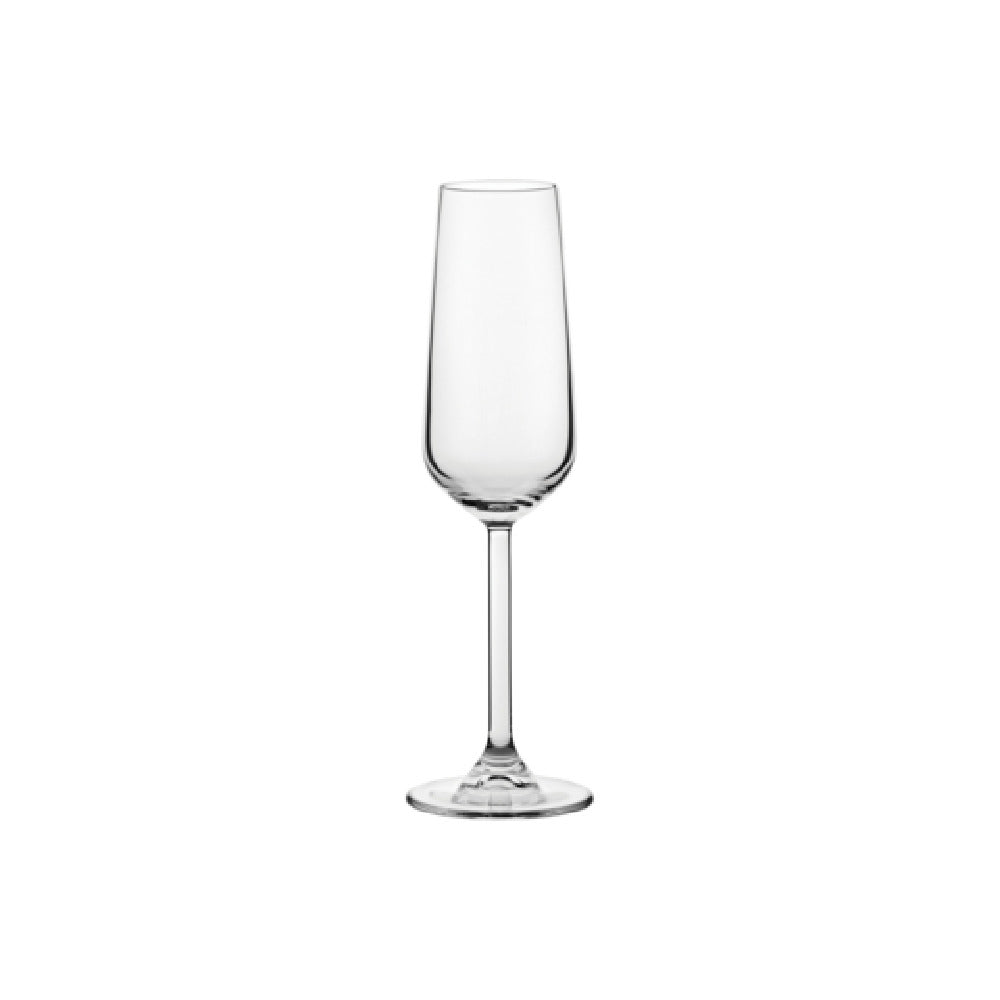 Steelite P440079 Champagne Glass 6.75 Oz. (H 9" M 2-3/4" T 1-3/4" B 2-3/4") Soda Lime