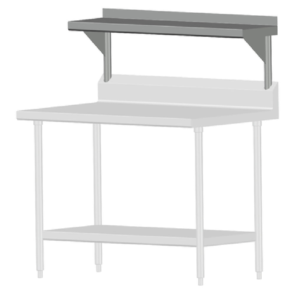 SPG COS-18-10 - Universal Stainless Cantilever Shelf, 16/300 Series Stainless Steel