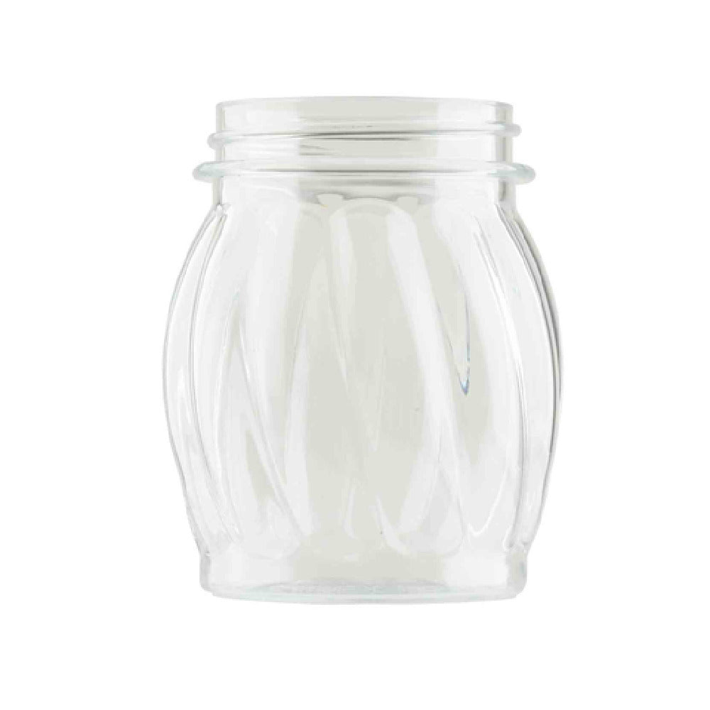 Tablecraft P260J-1 Swirl Shaker Jar Only 6 Oz. Co-polyester Bulk (must Be Purchased In Multiples Of 72 Each)