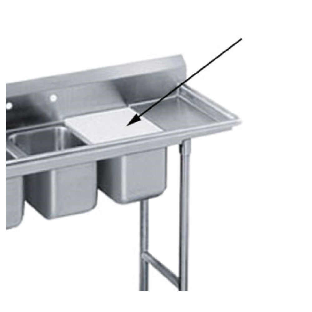 Advance Tabco K-2E Sink Cover Poly-Vance™ For 20" X 20" Deep Drawn™ Bowl (design Of Sink Bowl Is Such That Poly Sink Cover Will Be Approximately Flush With Tabletop Or Drainboard Work Surface)