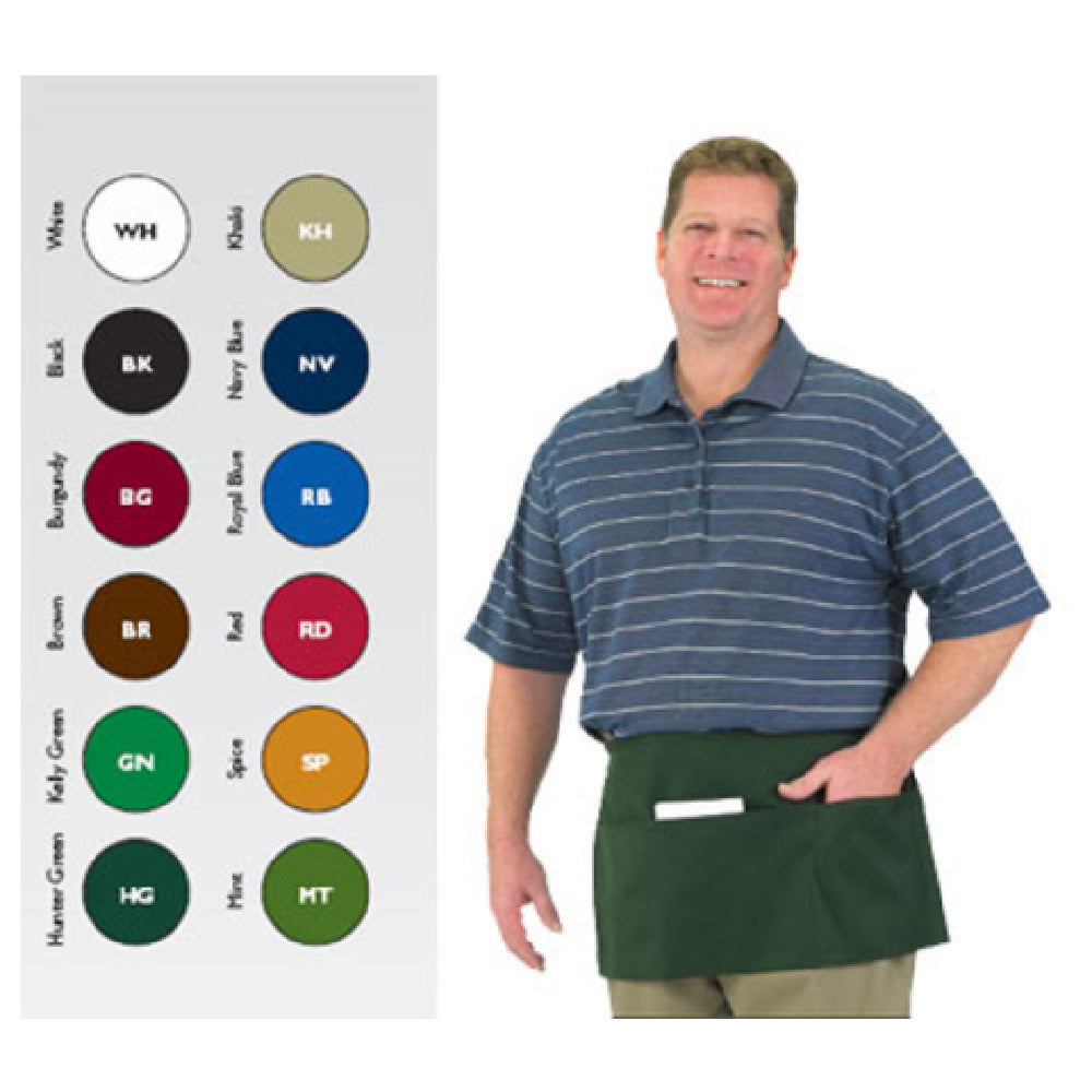 John Ritzenthaler Company 605WAFH-BK Chef Revival® Front-of-the-House Waist Apron 24" X 12"