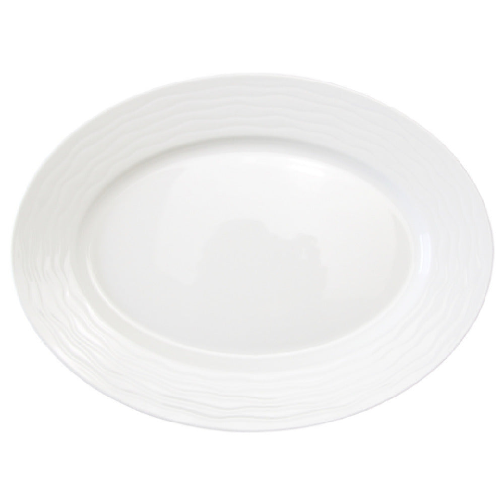 International Tableware WA-14 Platter 12-1/2"L X 9-1/2"W X 1-1/2"H Oval