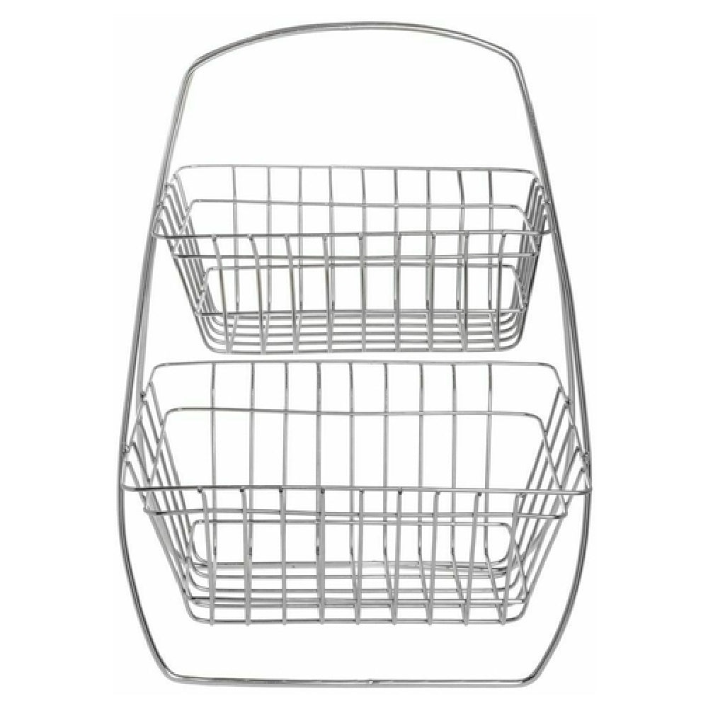 Hubert 39083 - Fruit Holder, 2-tier, 10-9/10"L X 12-3/8"W X 18-3/16"H