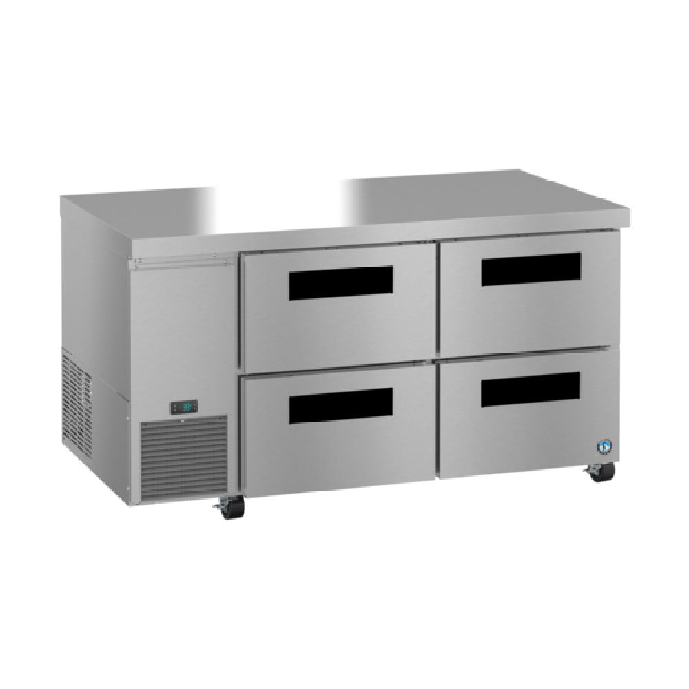 Hoshizaki ULR60B-D4 - Steelheart Series Undercounter Refrigerator, Reach-in, Two-section