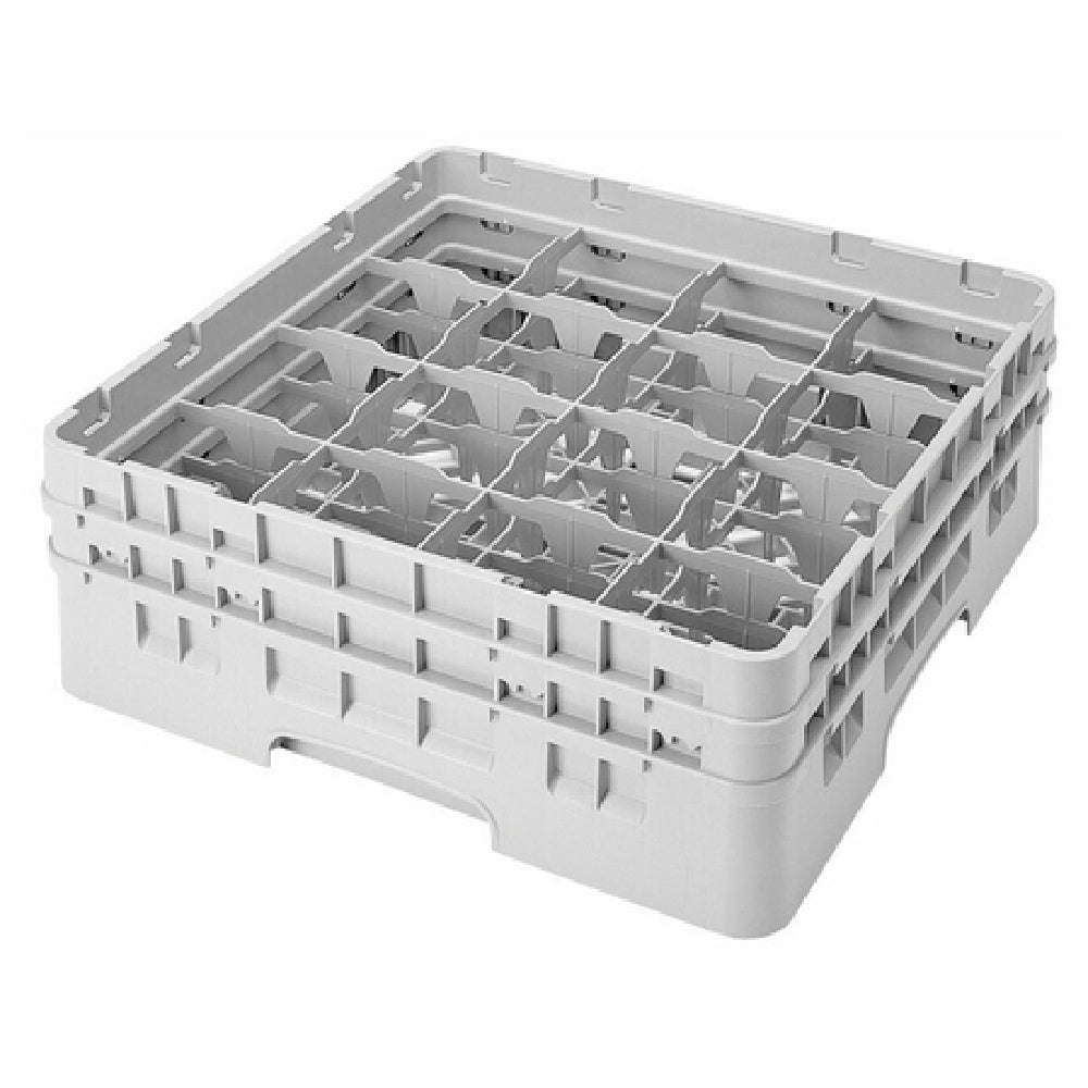 Cambro 16S434151 Camrack® Glass Rack With (2) Soft Gray Extenders Full Size