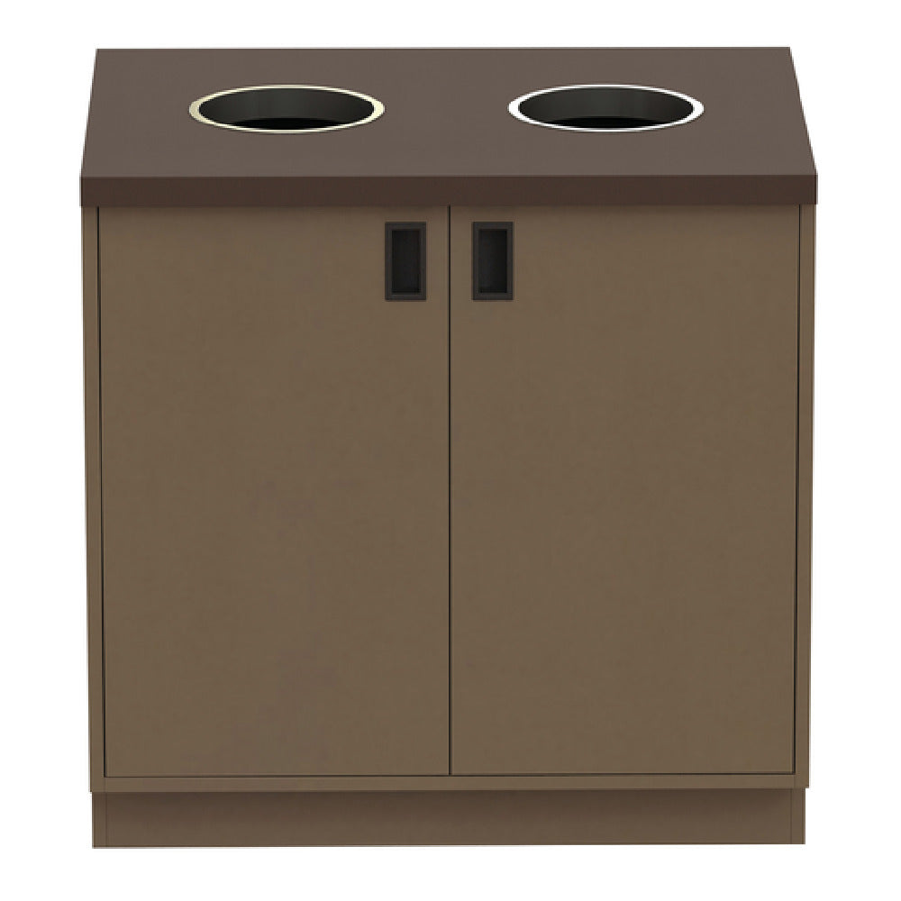 Hubert 49854 - Expressly Hubert® Micro Market Trash Bin - 36"W X 26 3/4"D X 36"H