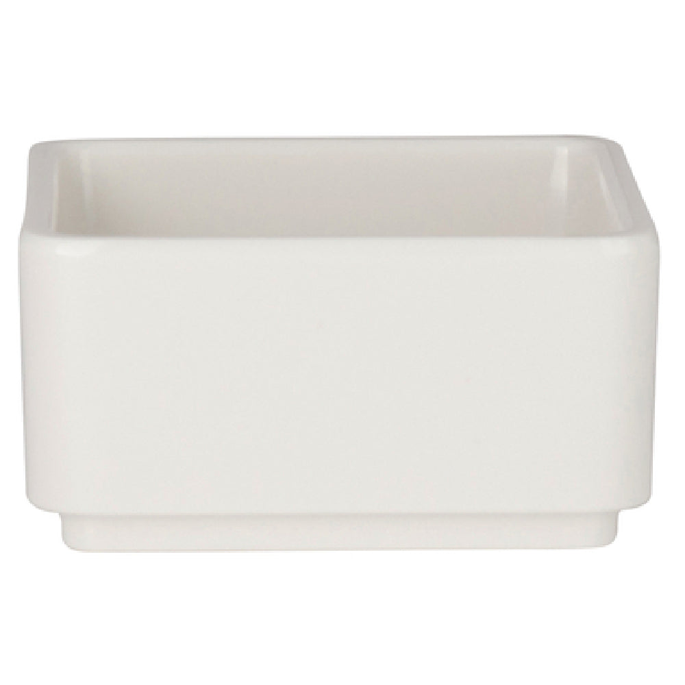 Steelite 7193TM103 Square Insert Bowl 4.5 Oz 3.0" X 3.0" X 1.5"