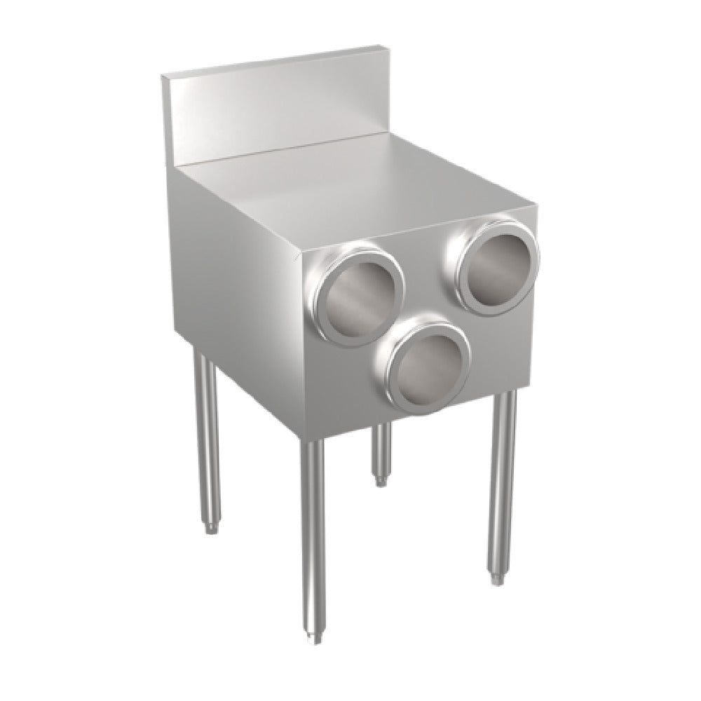 Krowne KR24-CD18 - Royal Series Cup Dispenser Unit, 18"W X 24"D X 36-1/2"H, Usable For Cup Rim Diameter: 3" To 4 5/8" For 8 Oz. To 44 Oz. Cups
