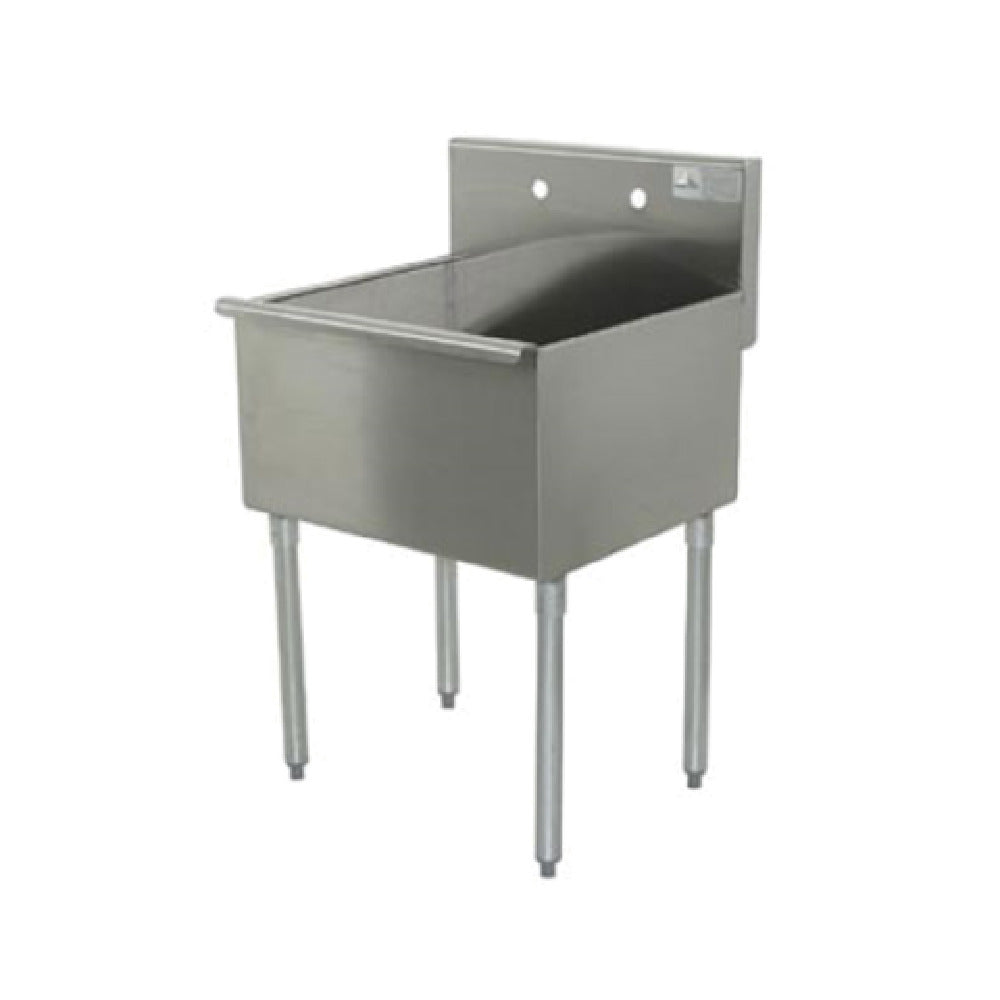 Advance Tabco 6-41-36 Square Corner Scullery Sink 1-compartment 36"W X 24"D Front-to-back X 13" Deep Sink Compartment