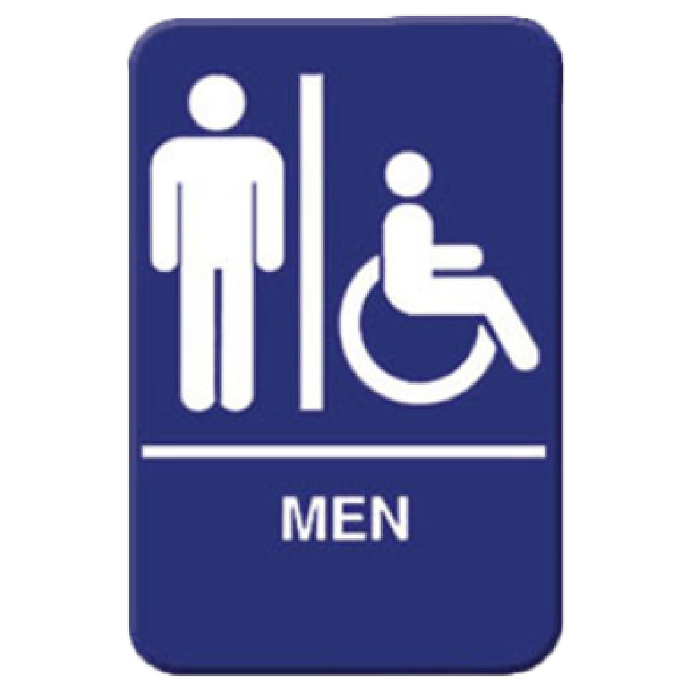 Royal ROY 695631 A - Sign, 6" X 9", "Men/Accessible"