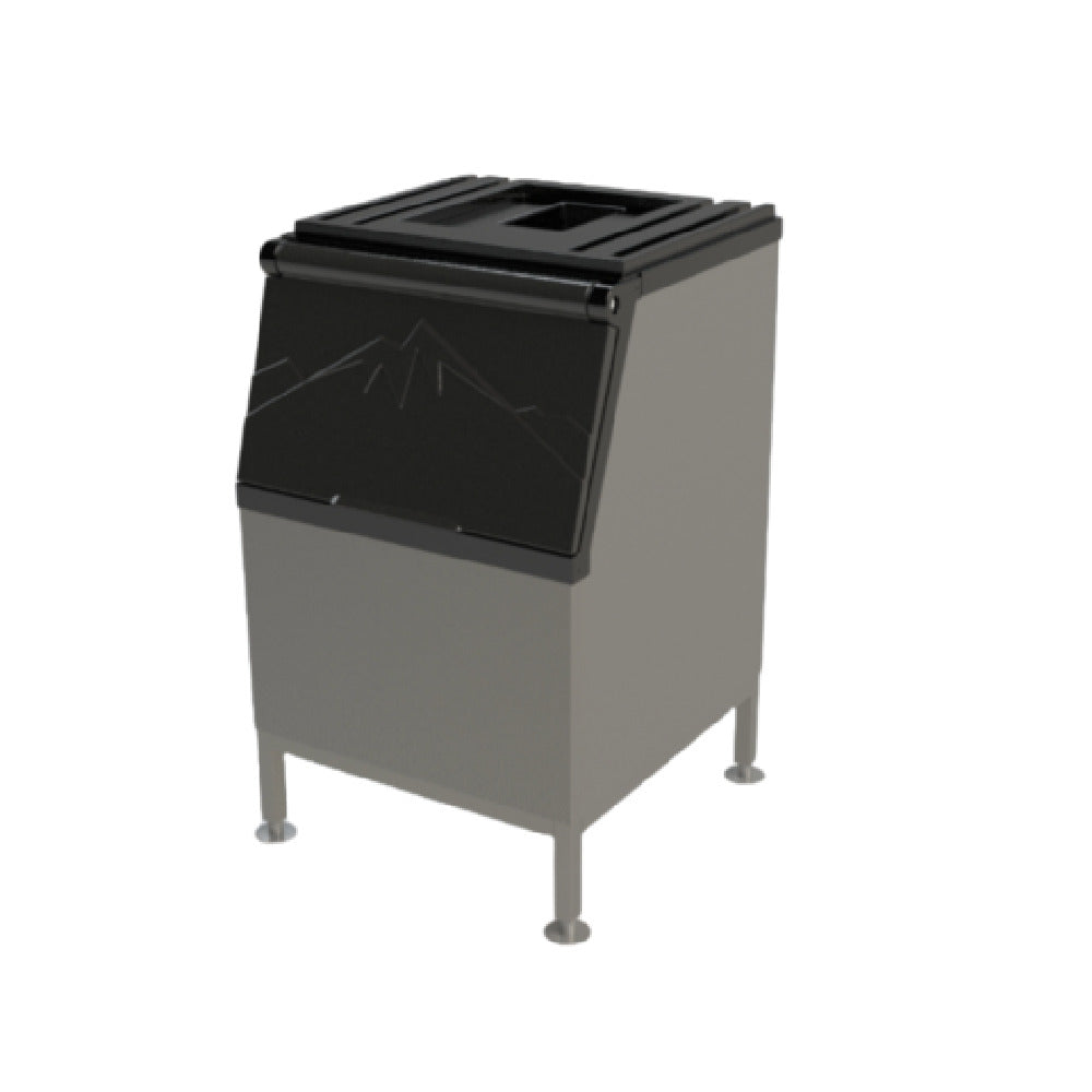 Kloppenberg CRB-30 Clean Reach Ice Storage Bin With 300 Lbs Ice Storage Capacity Offers Ergonomic And Easy Access With Large Openings For Quick Scoop Dispensing. Seamless Polyethylene Liner With Coved Corners