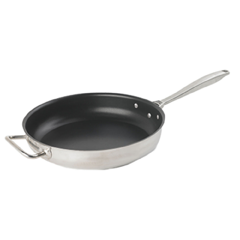 Vollrath 47758 Intrigue® Stainless Steel Fry Pans With CeramiGuard® II Non-Stick Finish