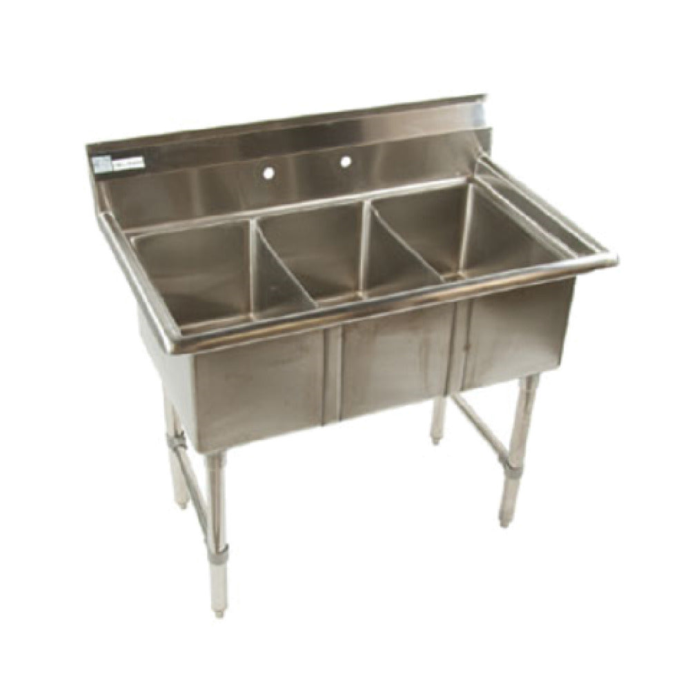 Klinger's Trading MCS3 Sink Three Compartment 50"W X 20-1/2"D
