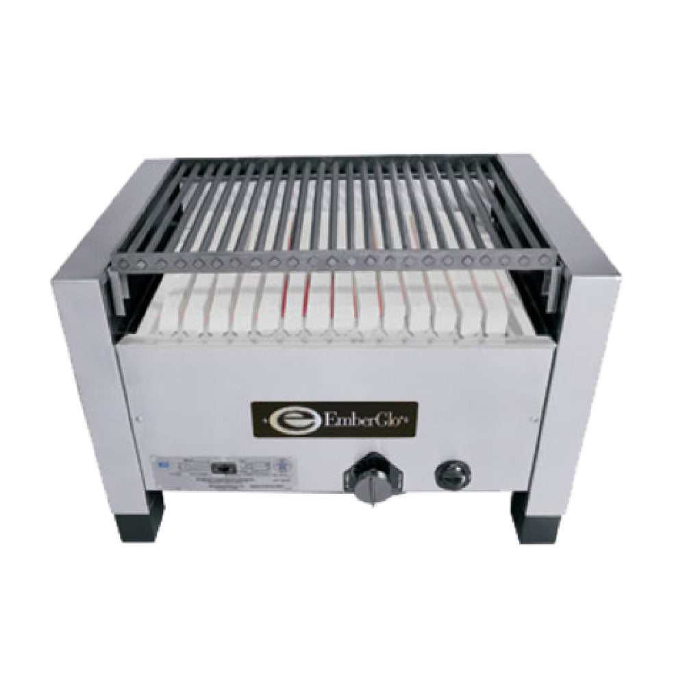 EmberGlo 25C_LP - (25C-OPEN FRT) Charbroiler, Propane OR Natural Gas, 26"