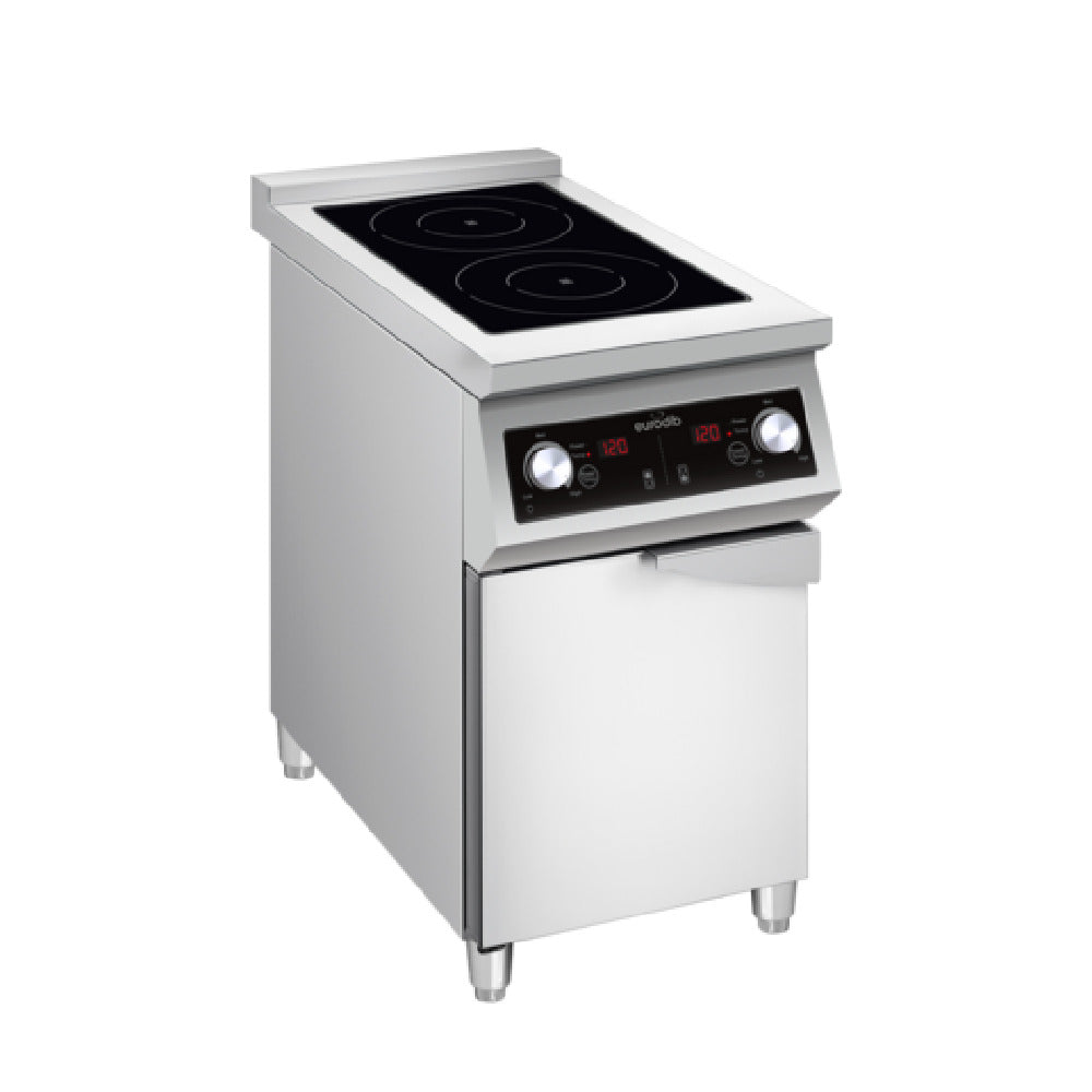 Eurodib FCIHD235D3PH Commercial Freestanding Induction Cooktop 15.7" W X 27.6" D X 35.8" H