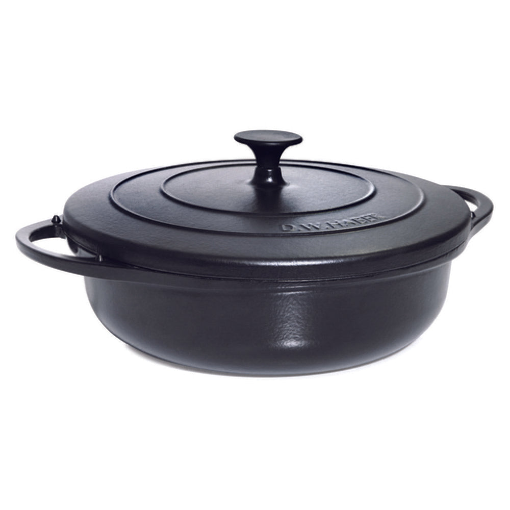 Steelite DWG4 Cast Iron Dutch Oven 5 Qt. 16.0"W X 12.0"D X 6.5"H