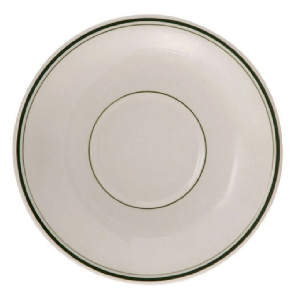 Yanco GB-2 Green Band Saucer 6-1/8" Dia. Round