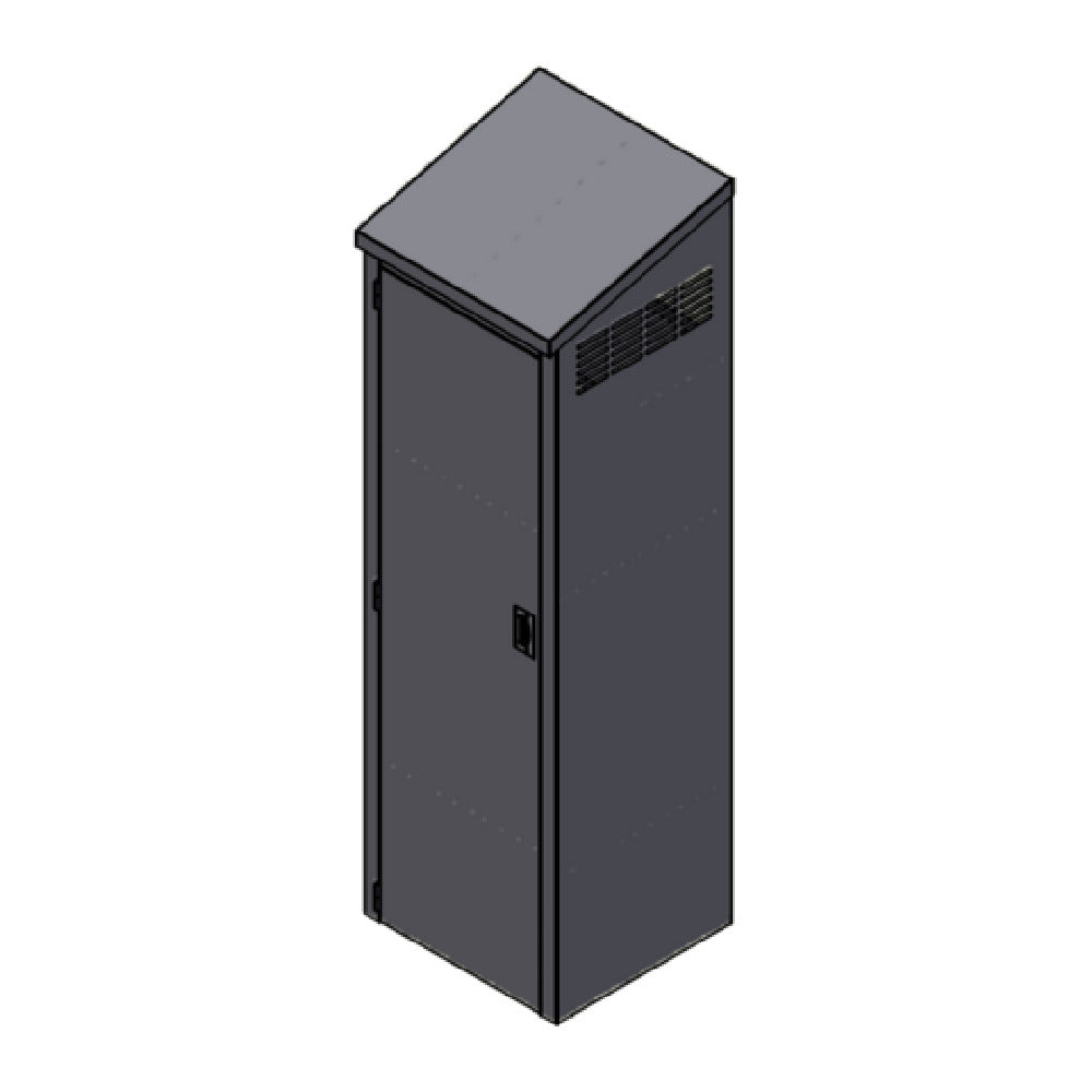 Winholt STCT-HD2425H84-MPS-ST-KT Mop Sink Cabinet 24"W X 25.22"D X 84"H Stainless Steel