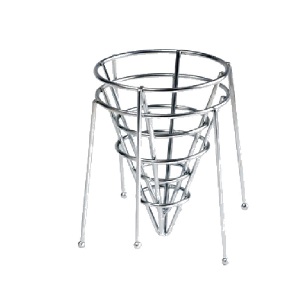 GET Enterprises 4-83888 Fry Cone Basket 5" Dia. X 6"H Stackable
