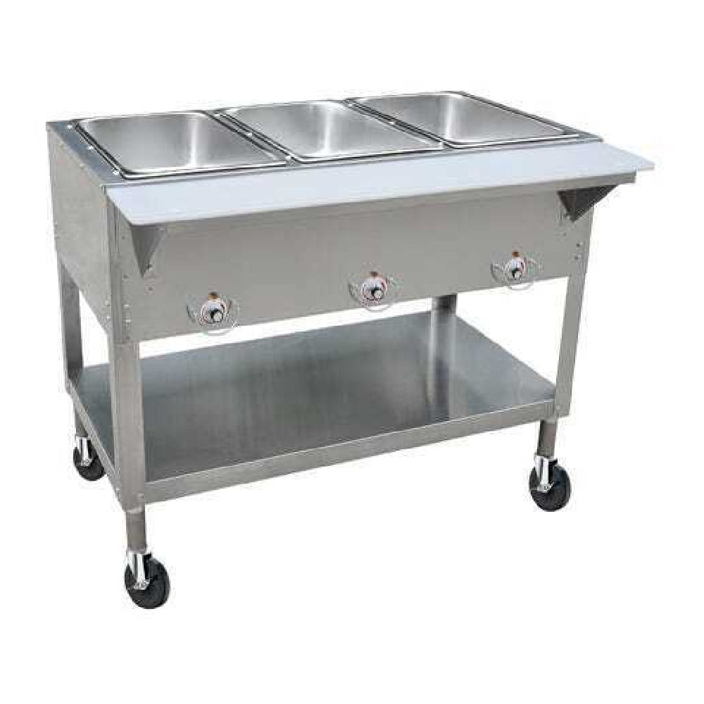 Hubert 28W-197 - Kratos® Steam Table, Electric, 3 Wells