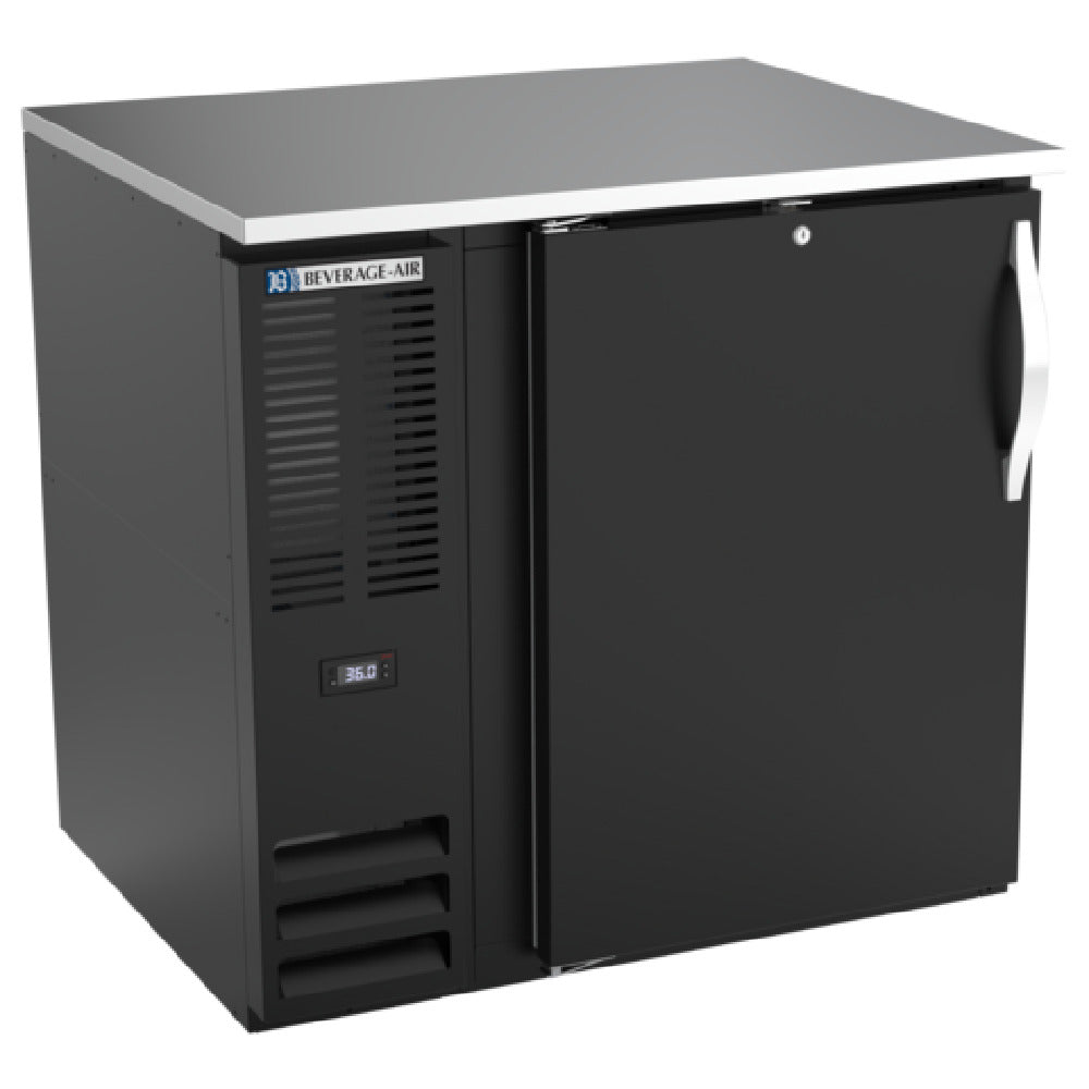 Beverage Air BB36HC-F-B - Refrigerated Food Rated Back Bar Storage Cabinet, One-section