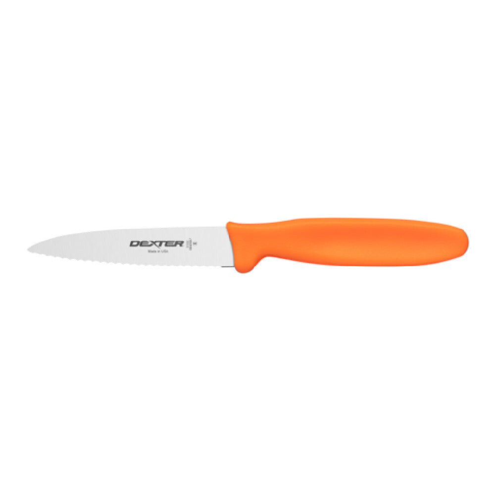 Dexter S105SC-PCP - Sani-Safe® (15563) Paring Knife, 3-1/2", Scalloped