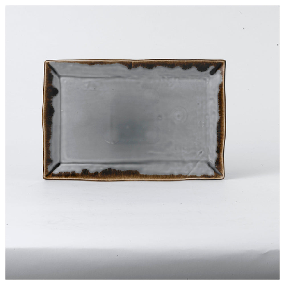 Arc Cardinal HGR11 Dudson Harvest Grey Rectangle Tray (L:11.25'' X W:7.5'') Vitrified Ceramic