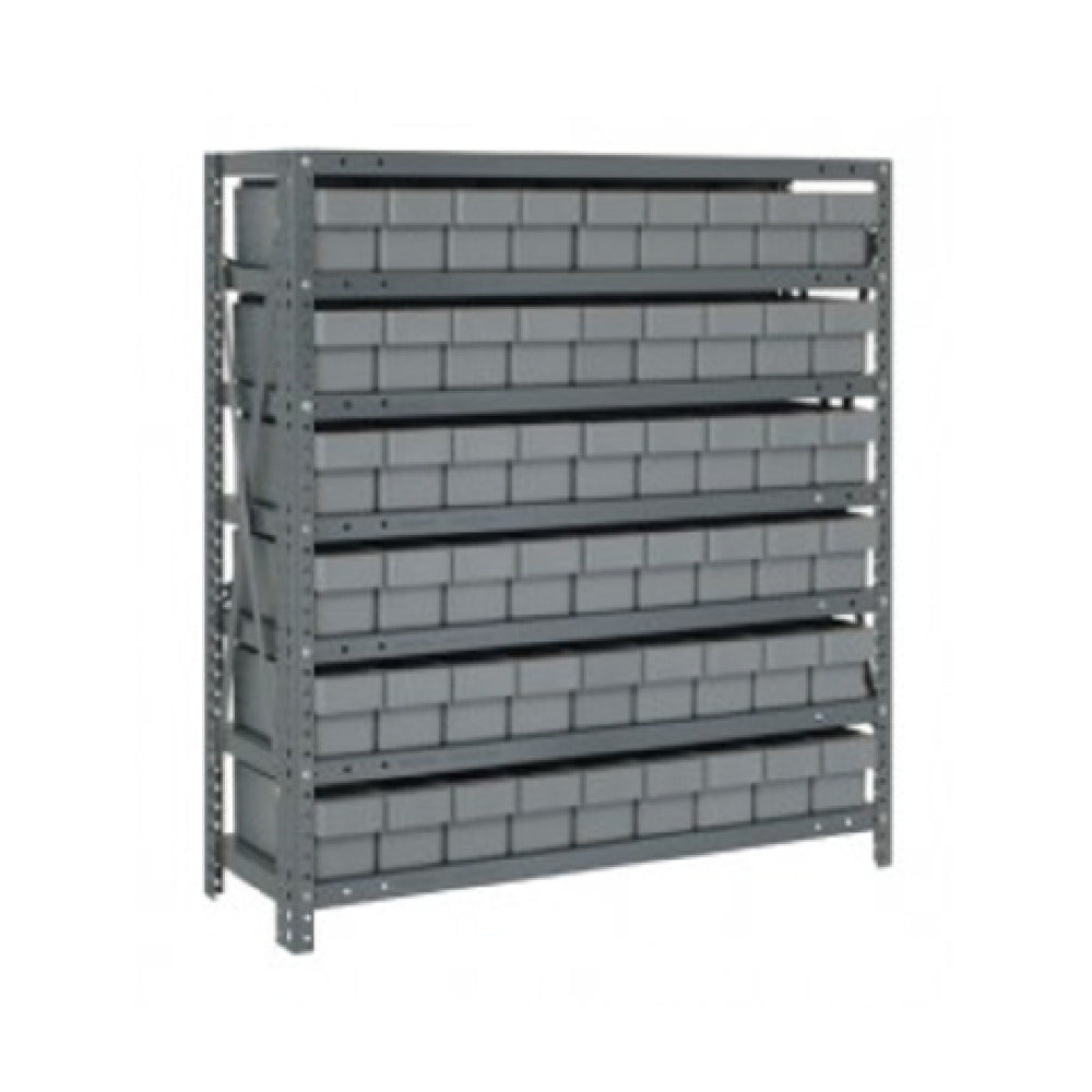 Quantum 1839-604_GRAY - Shelving Unit, 18"D X 36"L X 39"H, Heavy Duty
