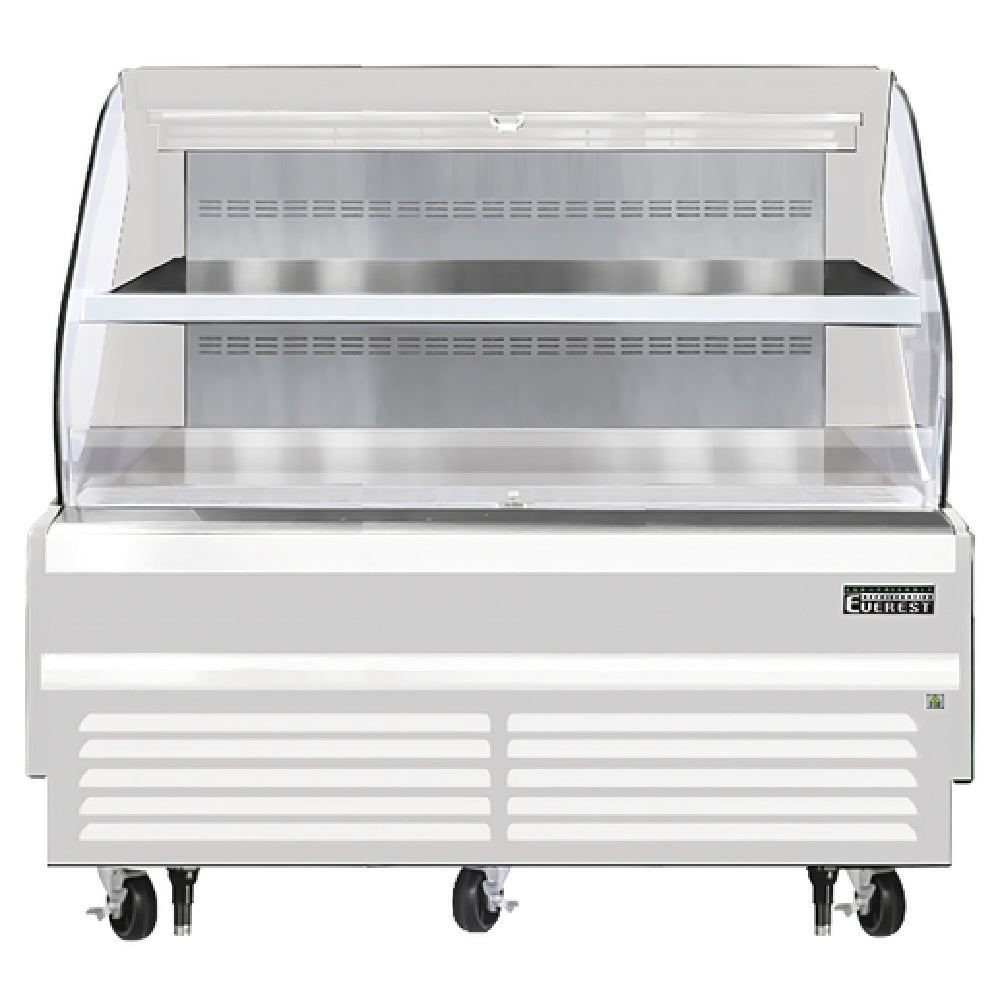 Everest Refrigeration EOMH-72-W-35-T Horizontal Open Display Merchandiser 73-1/4"W X 34-1/4"D X 46"H