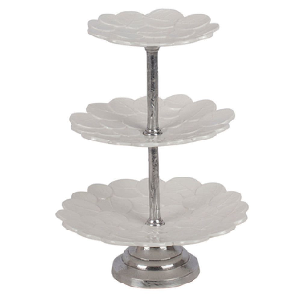 Bon Chef 80171TANGREVISION Cake Stand 3-tier 16"H