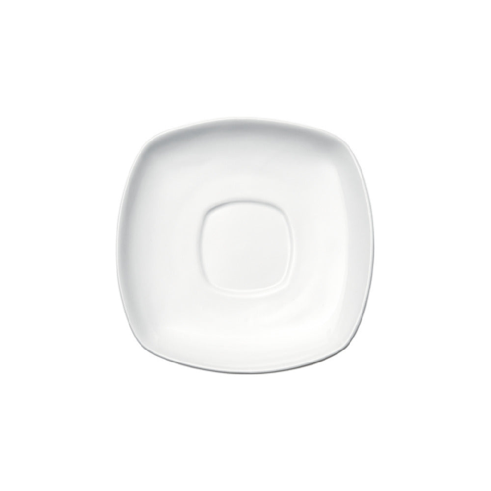 Winco RSS-6 Royalsquare Saucer 6"L X 6"W X 3/4"H