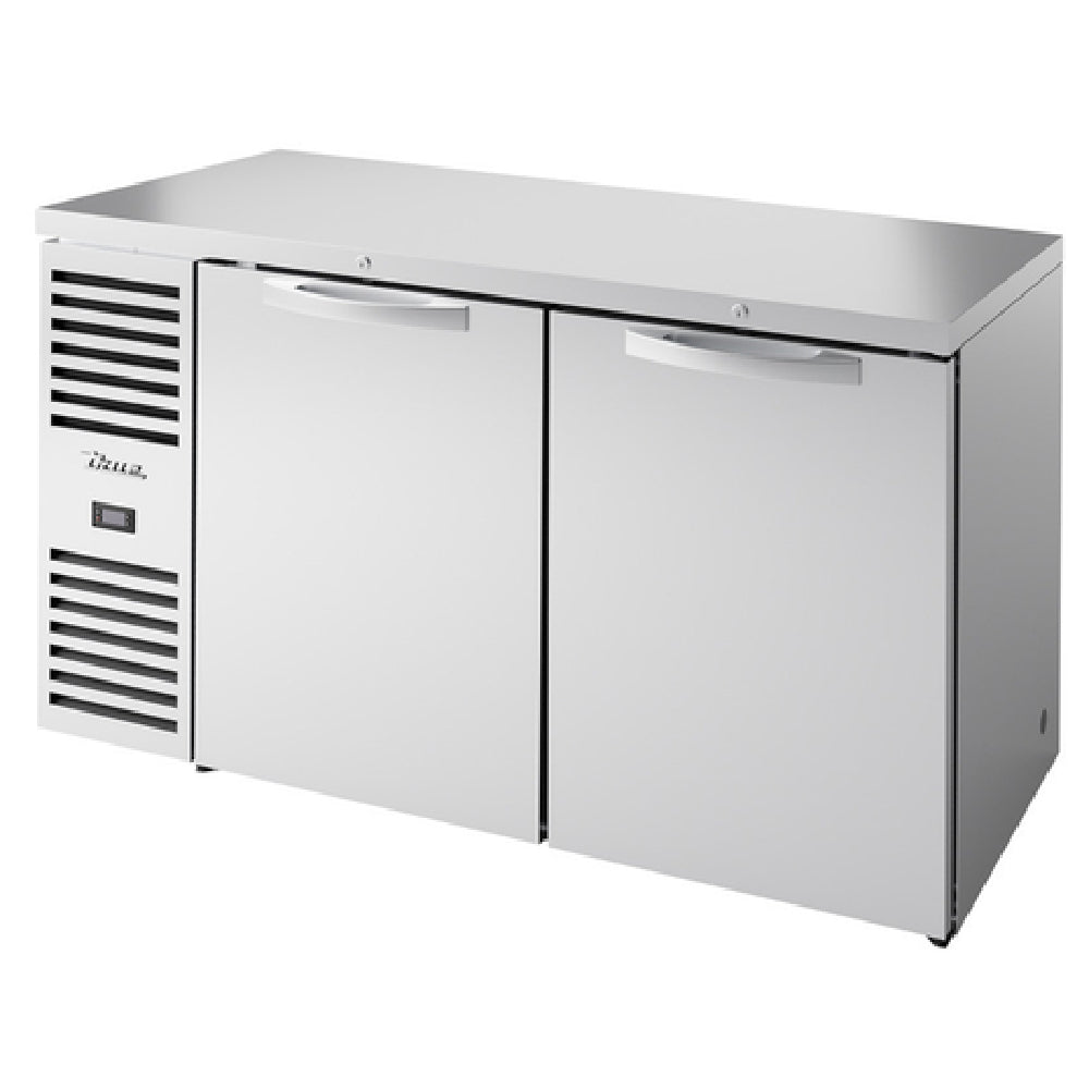 True Refrigeration TBR60-RISZ1-L-S-SS-1 Refrigerated Back Bar Cooler Two-section
