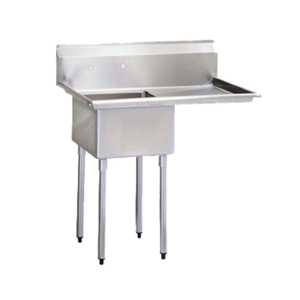 Turbo Air TSA-1-12-R1 Sink 1-compartment With 18" Right-hand Drainboard
