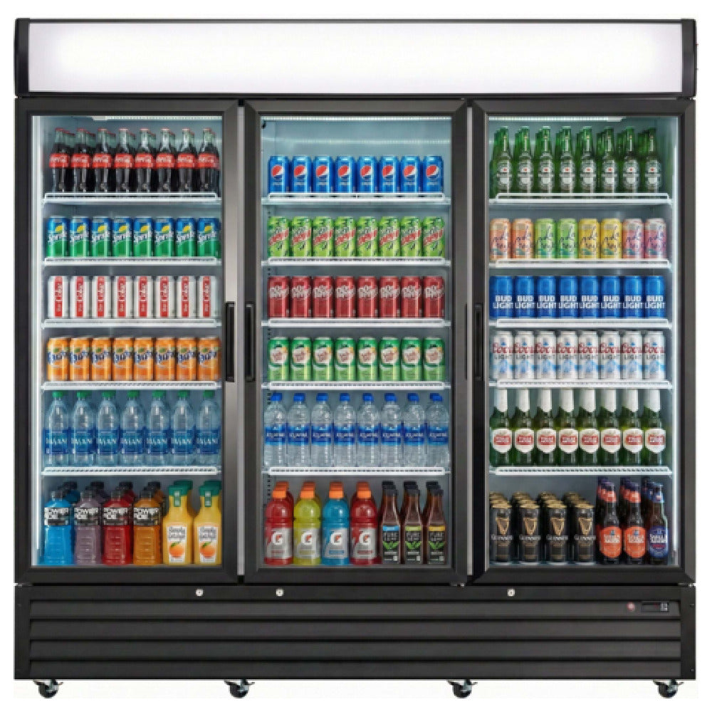 Empura EGM-75B - Refrigerated Merchandiser, 78.15"W X 32.28"D X 81.02"H, 66.6 Cu. Ft. Capacity