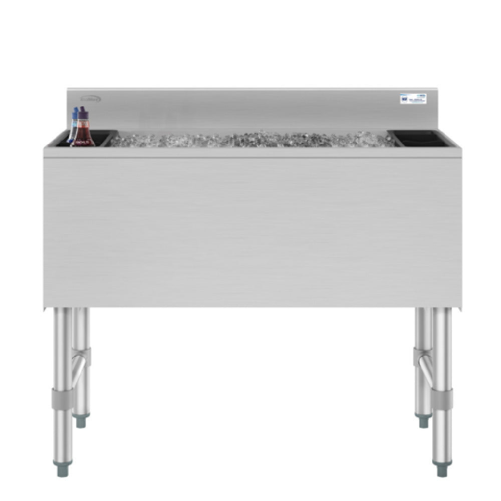 Koolmore KM-UIB-1836 Commercial Underbar Ice Bin 36"W 119 Lbs. Ice Storage Capacity