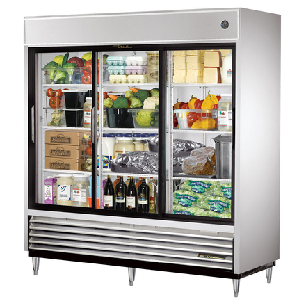 True Refrigeration TSD-69G-HC-LD Refrigerator Reach-in (3) Glass Sliding Doors