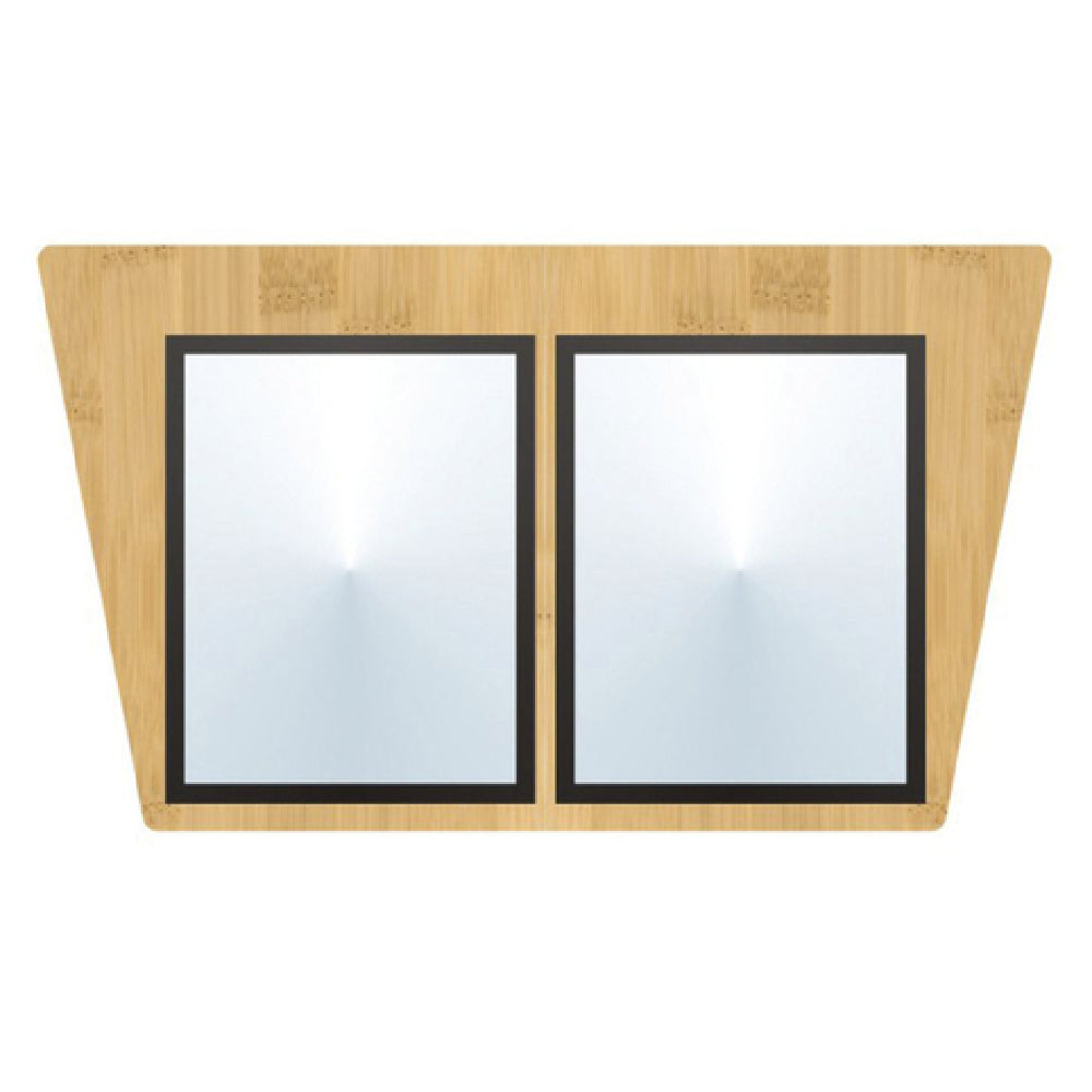Hubert 35588 - Menu Board, 3-pocket, Wall-mount